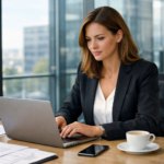Business team applying predictive analytics to business strategy