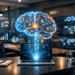 Business team applying predictive analytics to sales