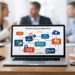 Business team applying natural language processing to sales