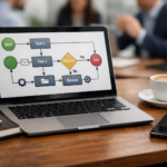 Business team applying decision intelligence to sales
