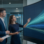 Business team applying synthetic data to operations