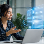 Business team applying AI agents to finance